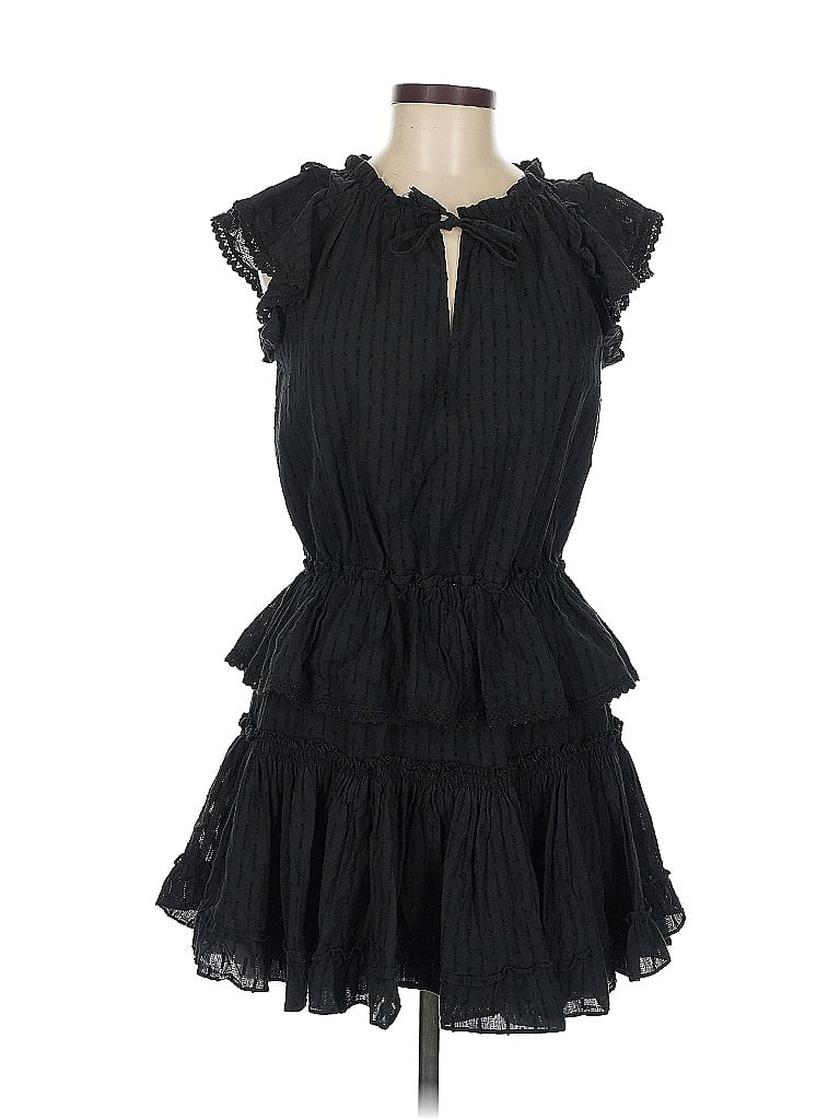 Pre-owned Misa Casual Dress In Black