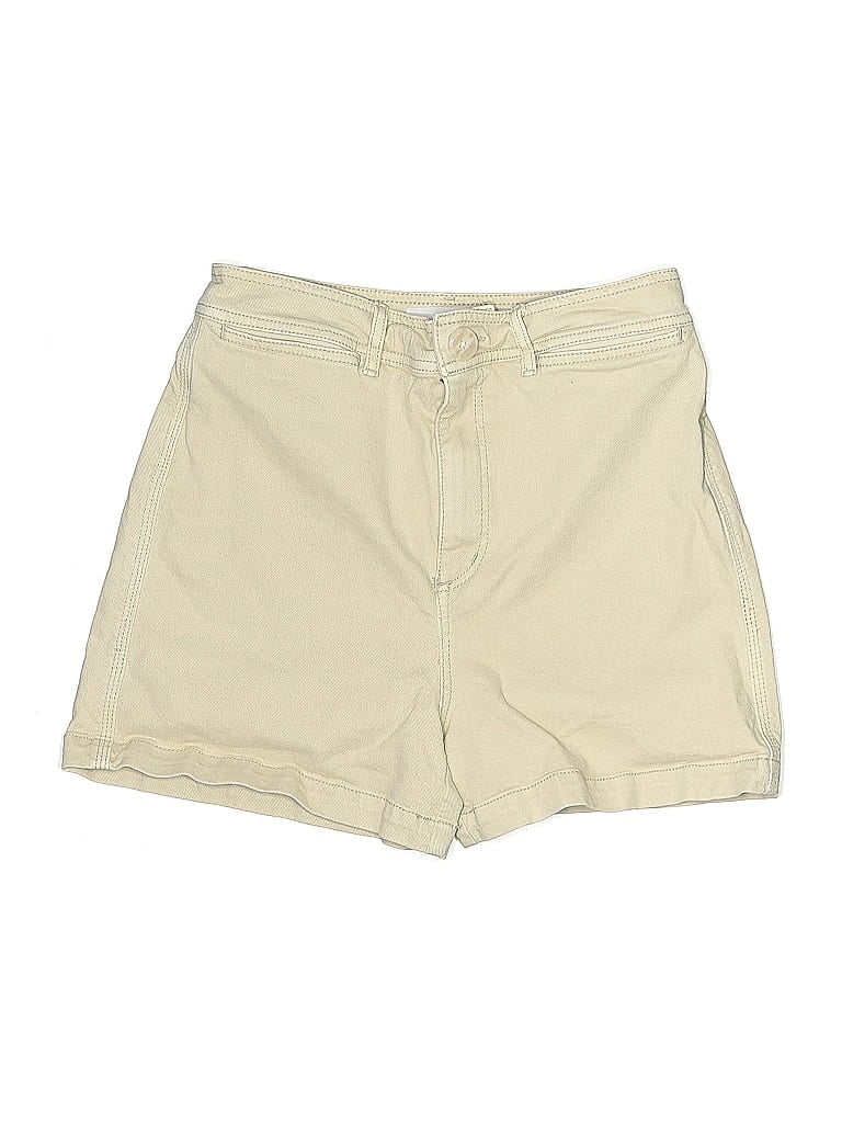 Pre-owned Ann Taylor Loft Khaki Shorts In White