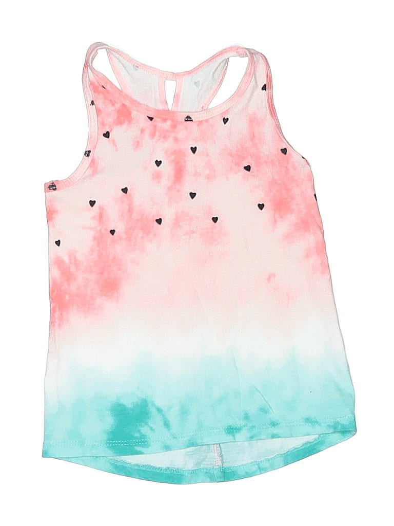 Pre-owned Jumping Beans Kids' Tank Top Pink Halter Neckline Tops