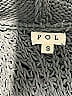 Pol 100% Polyester Gray Green Poncho Size S - photo 7