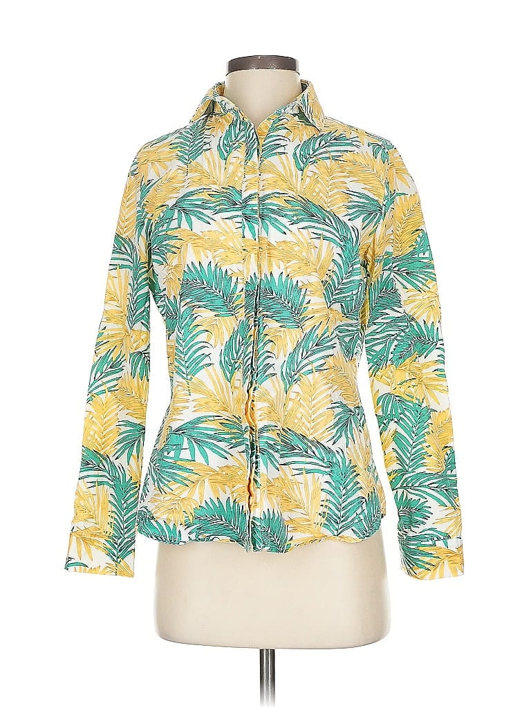 Click to view more detailed imagery on our partner's website Pre-owned Lucca Long Sleeve Button Down Shirt In Yellow