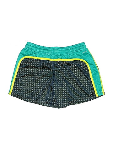 Nike 100% Polyester Green Athletic Shorts Size M