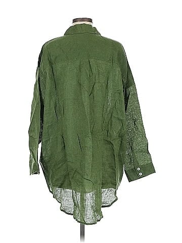 L Space 3/4 Sleeve Button-Down Shirt (view 2)