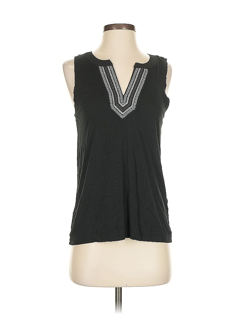 Pre-owned Banana Republic Factory Store Sleeveless T-shirt In Black