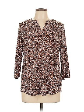 Jones New York Signature 3/4 Sleeve Blouse (view 1)