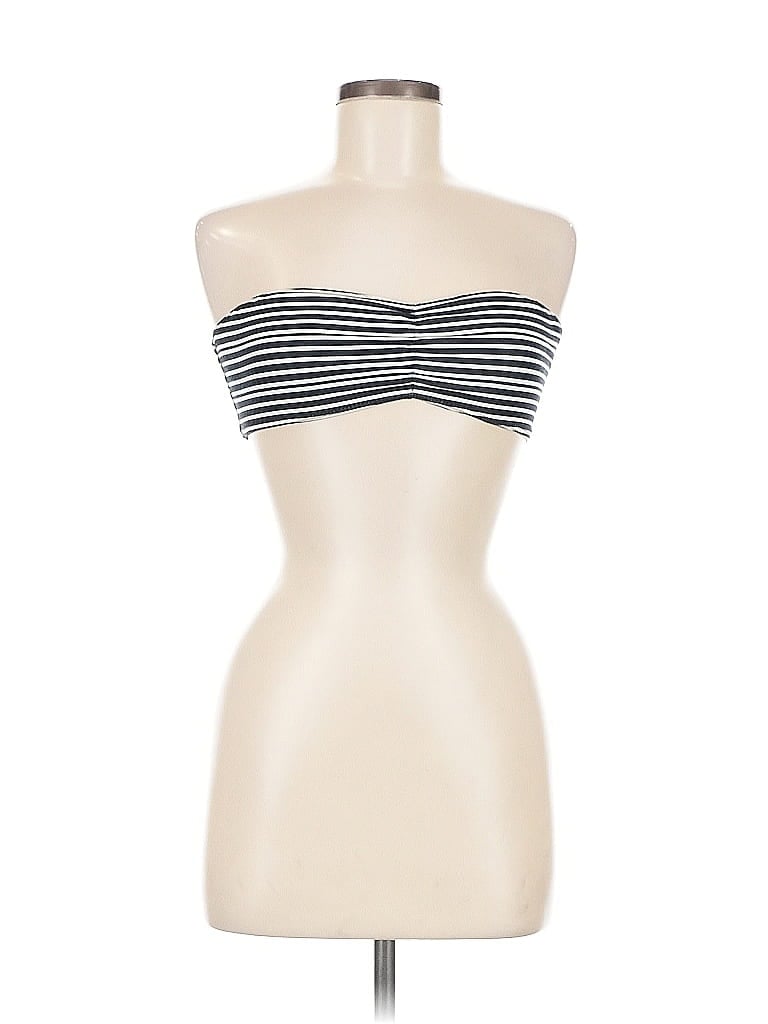 Pre-owned Li.lu Tube Top Black Strapless Neckline Tops