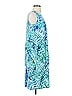 Susan Graver 100% Polyester Print Blue Casual Dress Size XS - photo 3