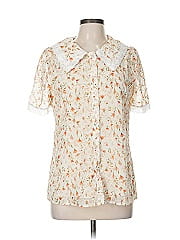 Allegra K Short Sleeve Blouse