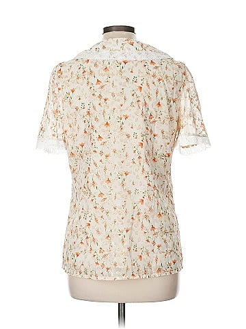 Allegra K Short Sleeve Blouse (view 2)