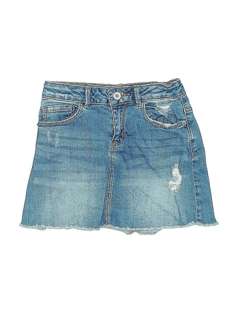 Zara Kids Blue Denim Skirt Size 8 - photo 1