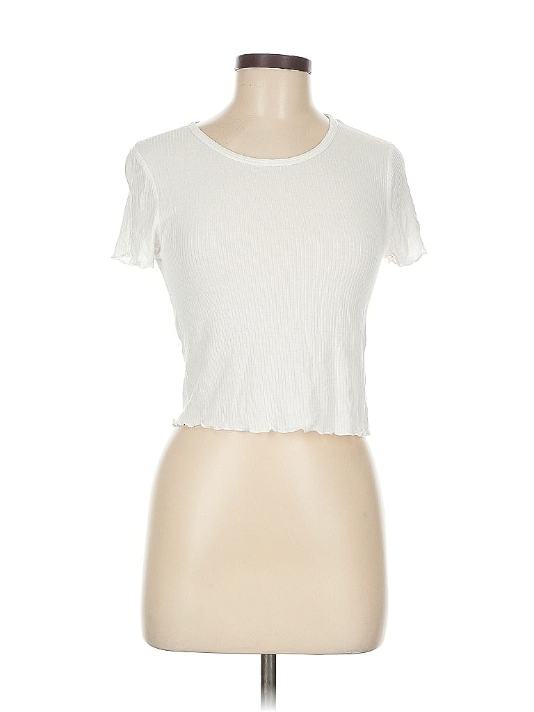 Pre-owned Moa Moa Short Sleeve T-shirt In White