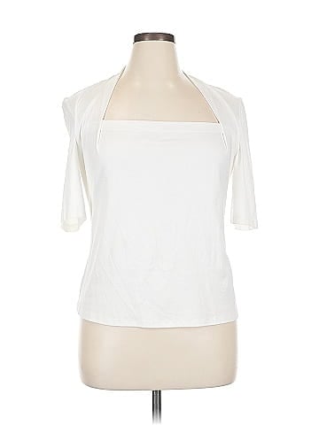 Lafayette 148 New York Short Sleeve Top (view 1)