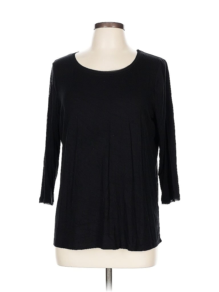 ROSE + OLIVE Pre-owned 3/4 Sleeve T-shirt In Black