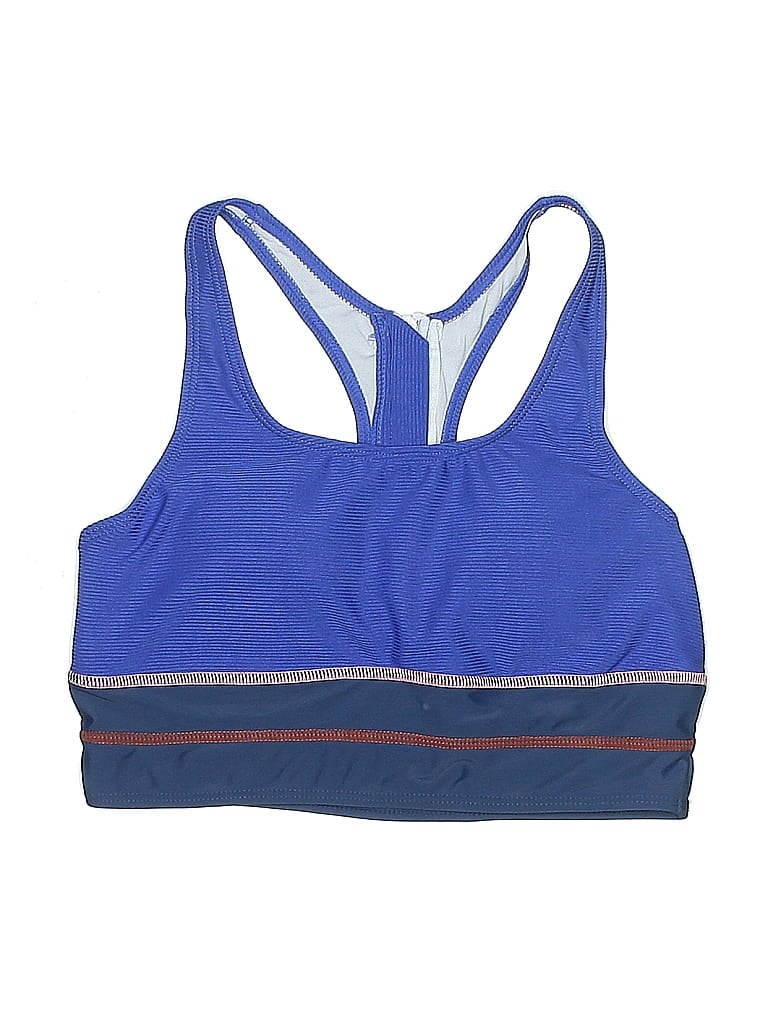 Pre-owned Unbranded Swimsuit Top Blue Swimwear