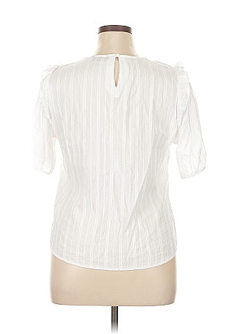 Allegra K Short Sleeve Blouse (view 2)