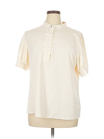 Allegra K Short Sleeve Blouse (view 1)