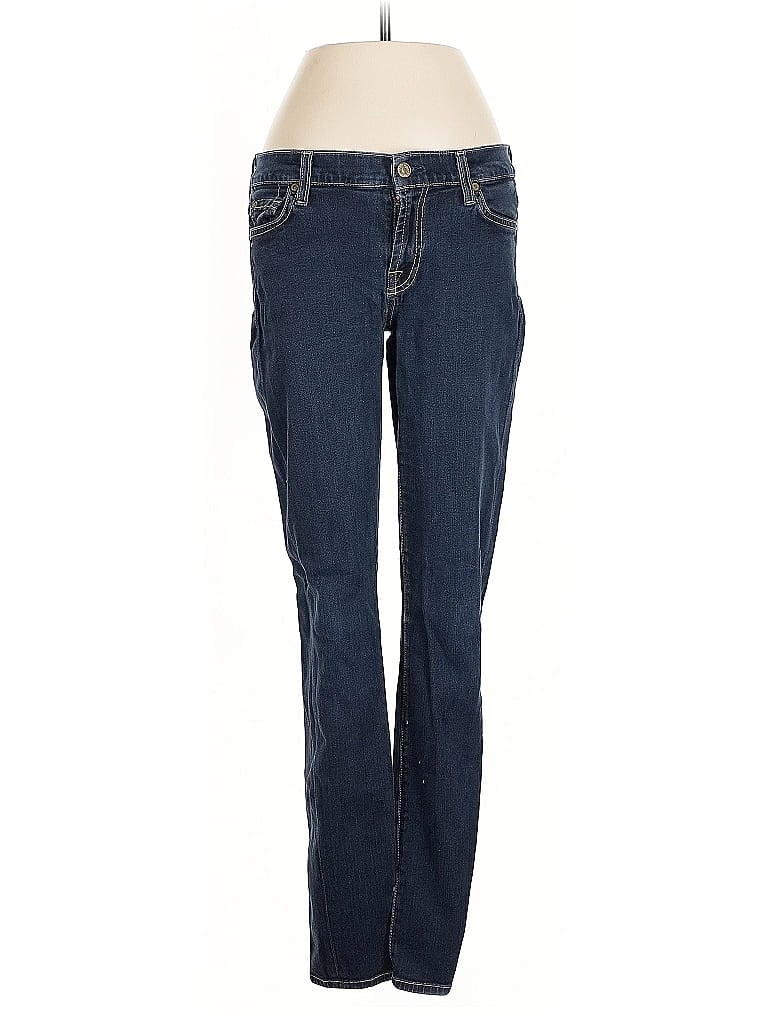 Pre-owned 7 For All Mankind Jeans In Blue