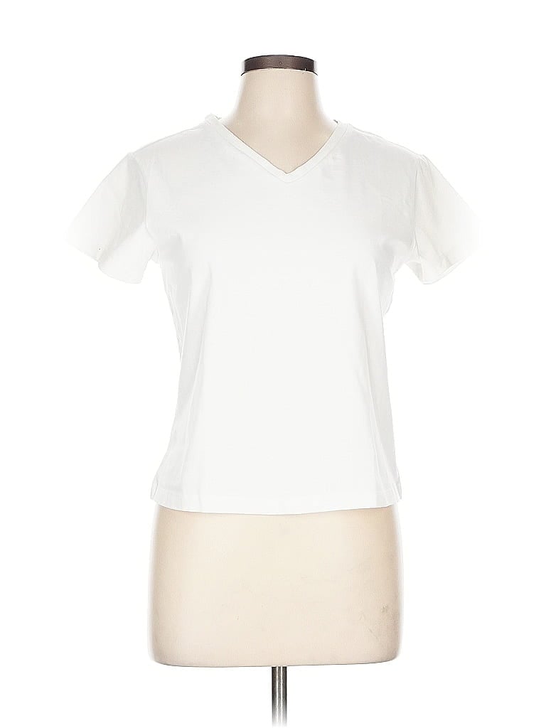 Pre-owned Chadwicks Short Sleeve T-shirt In White
