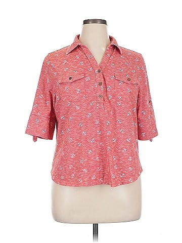 Emily Daniels 3/4 Sleeve Button-Down Shirt (view 1)
