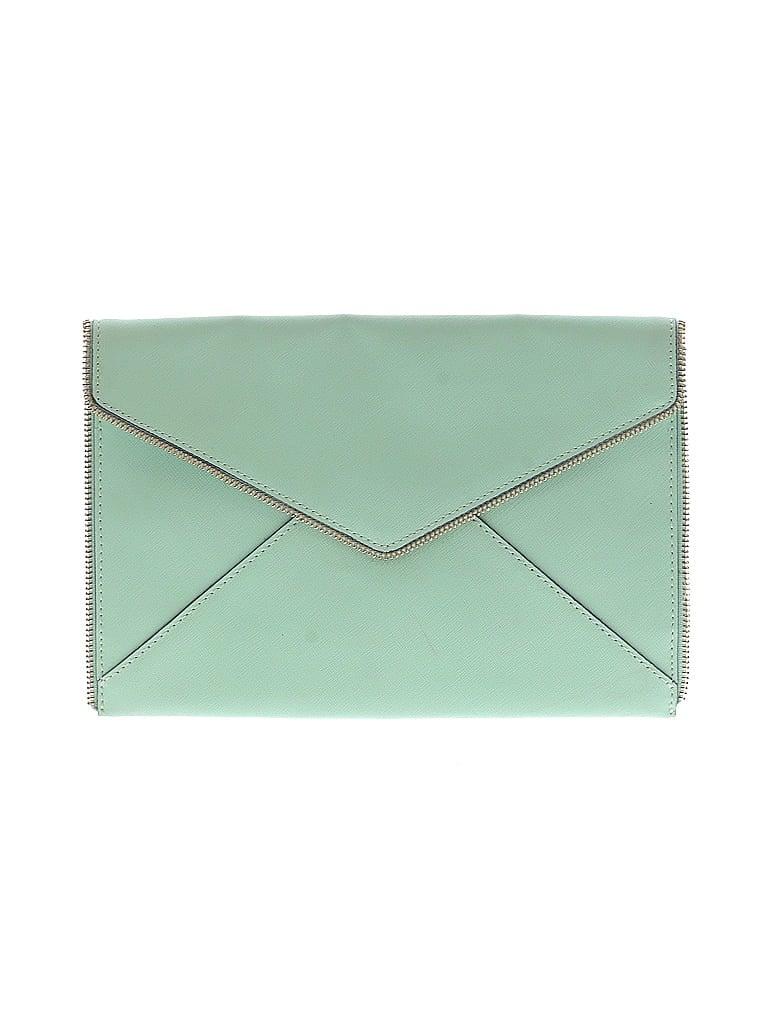 Pre-owned Rebecca Minkoff Leather Clutch In Green