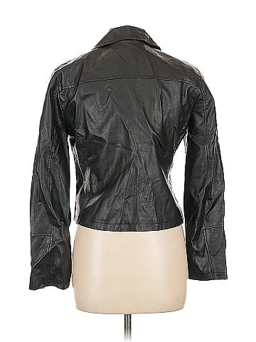 Anna Cai Faux Leather Jacket (view 2)
