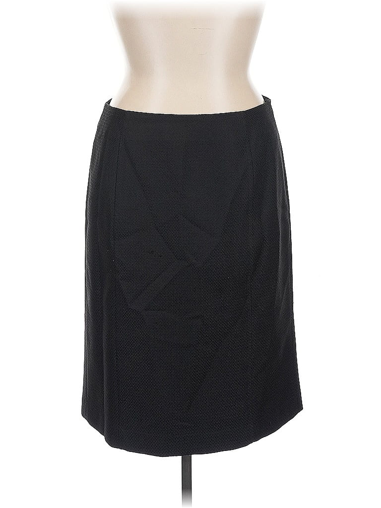 Pre-owned Kasper Formal Skirt In Black