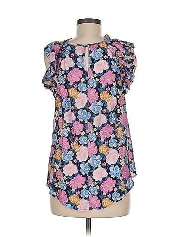 Blu Pepper Short Sleeve Blouse (view 2)