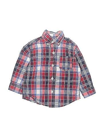 Little Me Long Sleeve Button-Down Shirt (view 1)