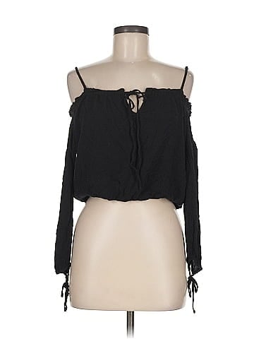 LA Hearts Long Sleeve Blouse (view 1)