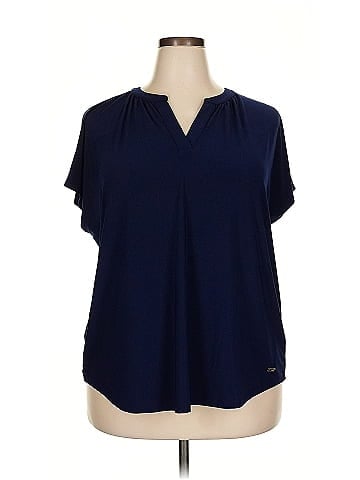Jones New York Signature Short Sleeve Blouse (view 1)