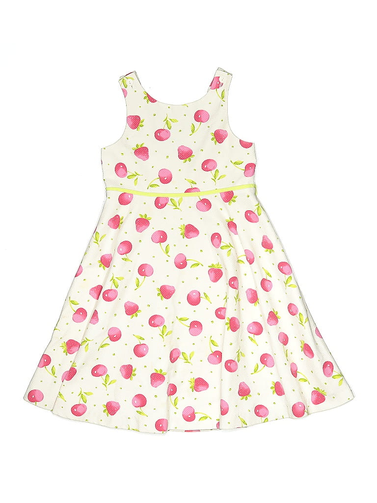 Pre-owned Florence Eiseman Kids' Dress In White