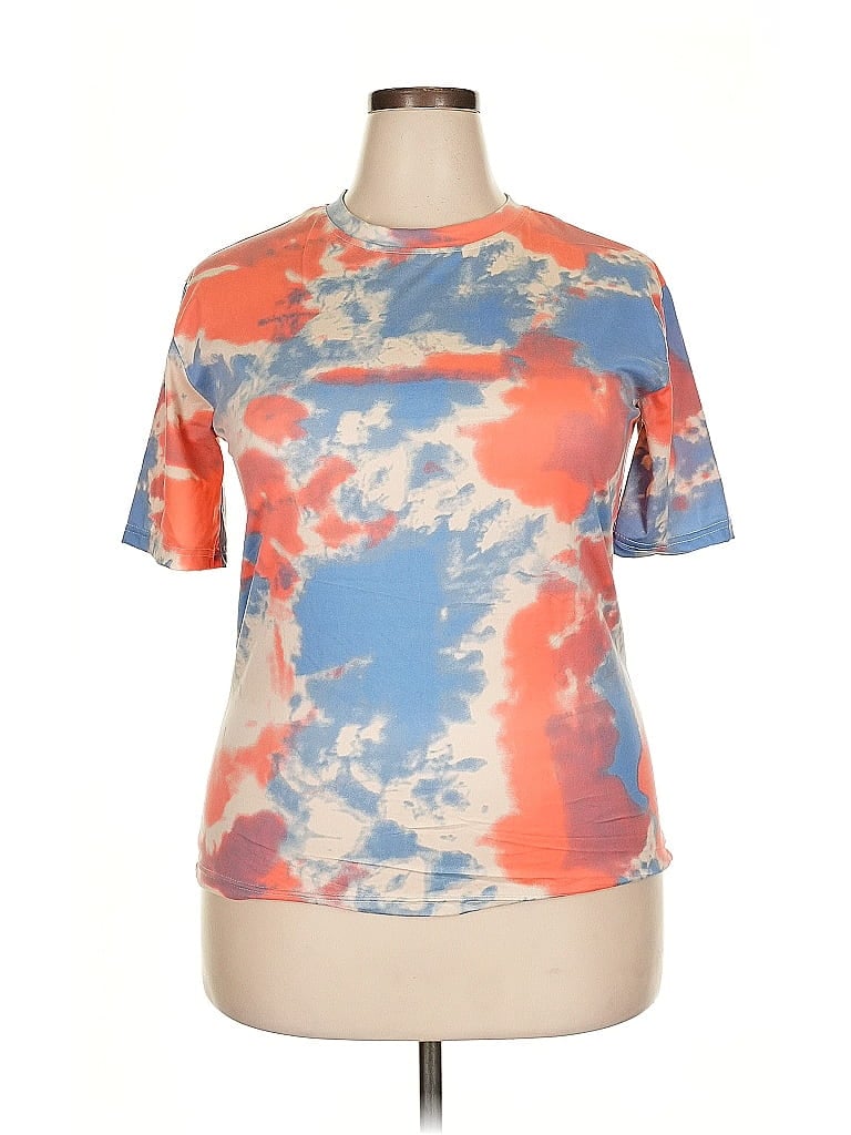 Pre-owned Assorted Brands Short Sleeve T-shirt In Orange