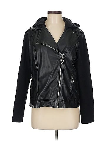 Joie Faux Leather Jacket (view 1)