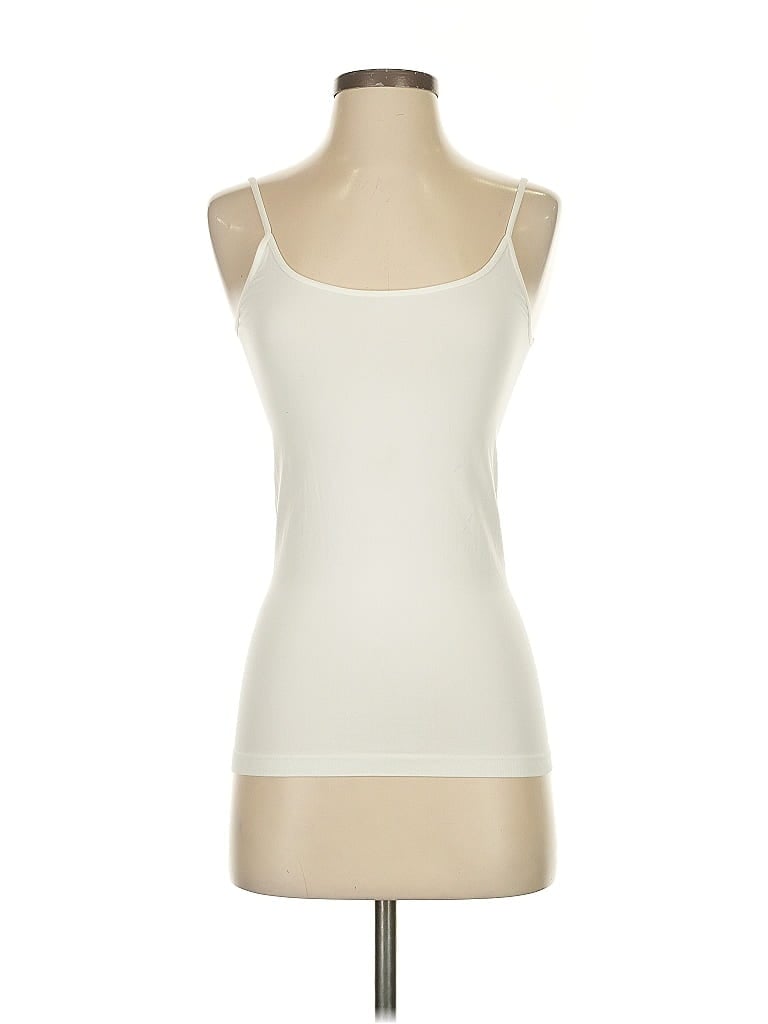 Pre-owned Unbranded Tank Top Ivory Strapless Neckline Tops In White