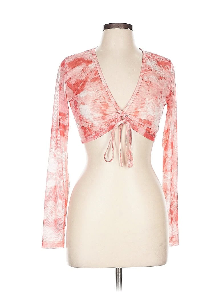 Pre-owned Unbranded Long Sleeve T-shirt In Pink