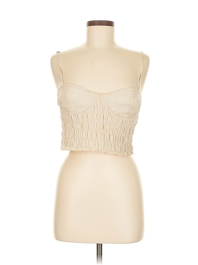 Click to view more detailed imagery on our partner's website Pre-owned Zara Sleeveless Blouse In White