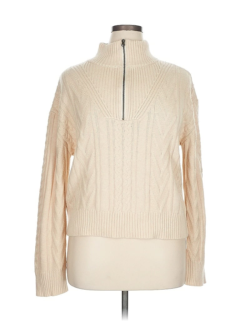 Monrow Ivory Pullover Sweater Size XL - photo 1