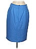 Armani Collezioni Chevron-herringbone Blue Formal Skirt Size 8 - photo 2