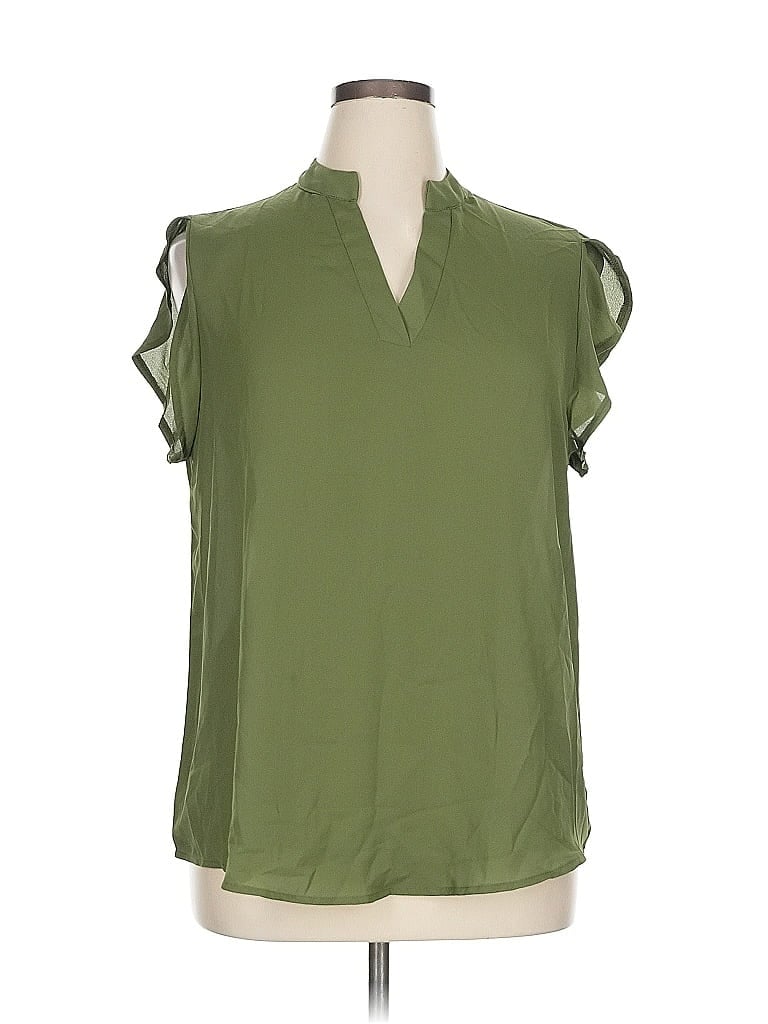 ASSORTED BRANDS Pre-owned Sleeveless Blouse In Green