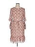 ML Monique Lhuillier Paisley Pink Casual Dress Size 16 - photo 1