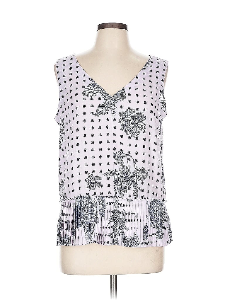 Pre-owned Sioni Sleeveless Blouse In Silver