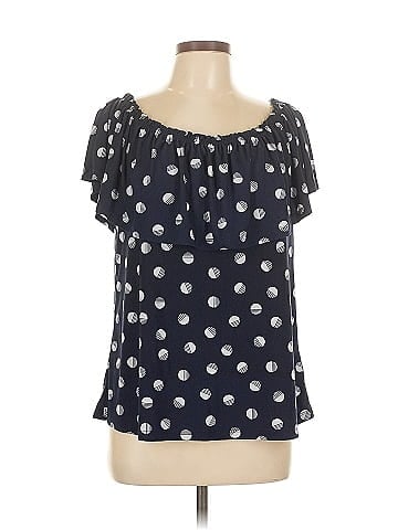 Anne Klein Short Sleeve Blouse (view 1)