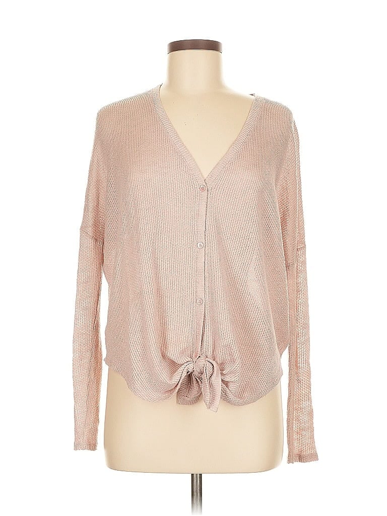 Pre-owned The Group By Babaton Cardigan Sweater In Pink