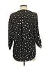 Daniel Rainn Stars Black 3/4 Sleeve Blouse Size M - photo 3
