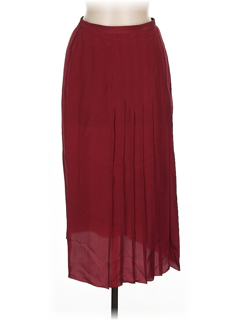 Pre-owned Calvin Klein Formal Skirt In Red