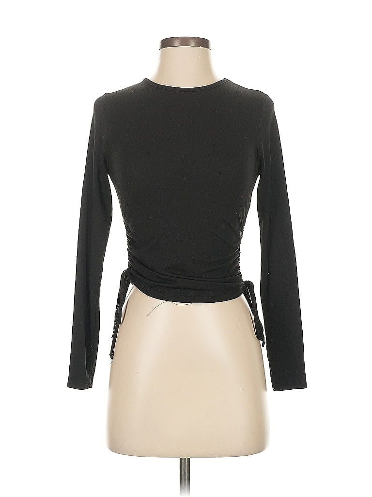 Pre-owned Ambiance Long Sleeve T-shirt In Black