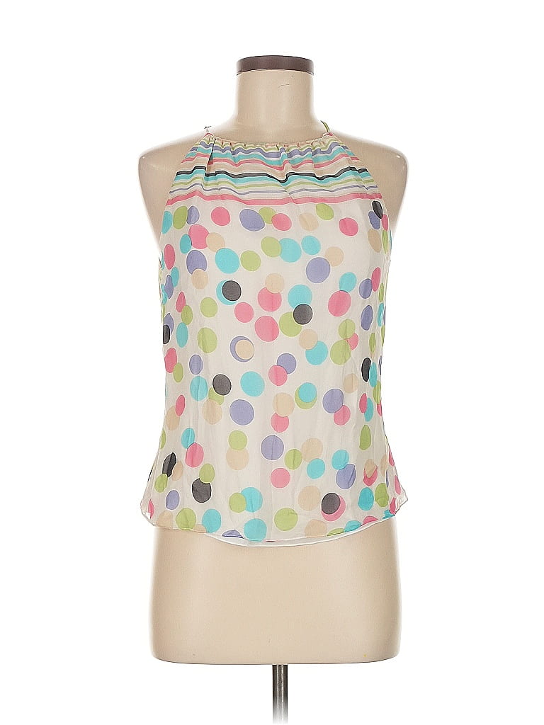 Worth 100% Silk Ivory Sleeveless Silk Top Size 8 - photo 1