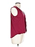 Veronica M. Burgundy Sleeveless Blouse Size L - photo 3