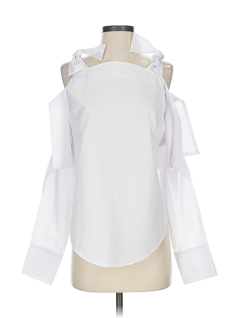 Do & Be White Long Sleeve Blouse Size S - photo 1