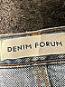 Denim Forum 100% Organic Cotton Tweed Blue Denim Shorts Size 23 waist - photo 3
